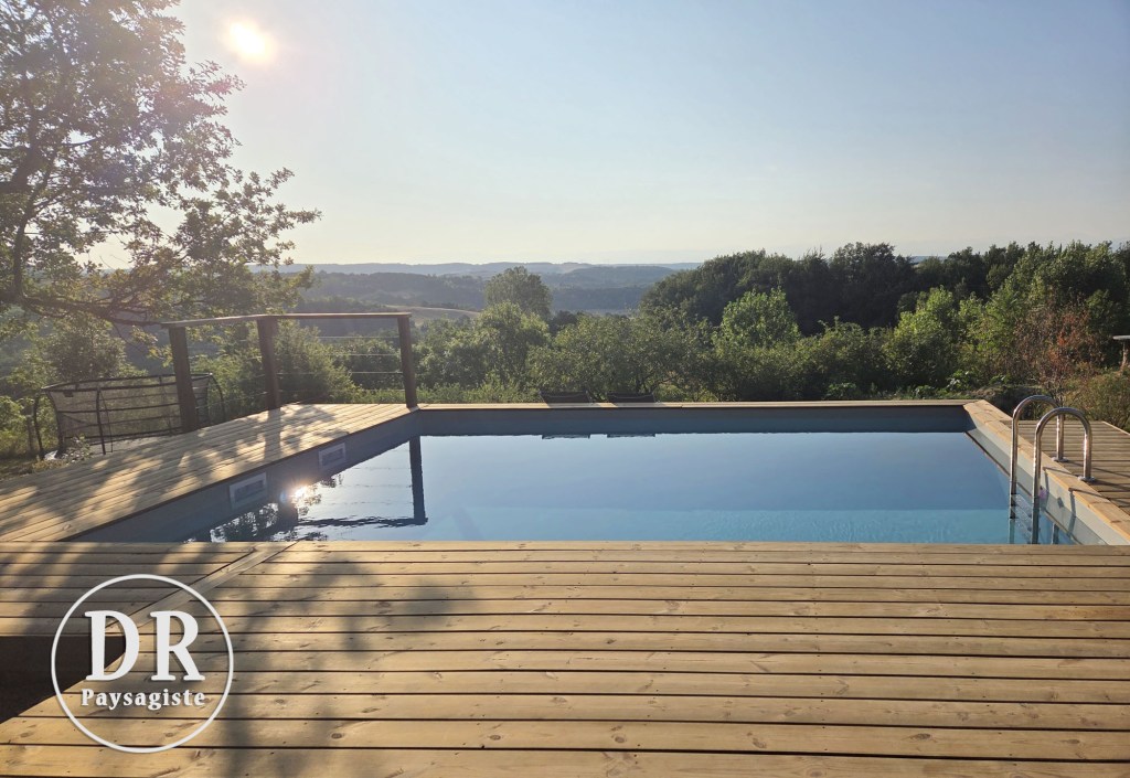 piscine bois terrasse jour David Robert paysagiste