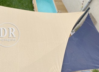 Voiles piscine bois terrasse jour David Robert paysagiste